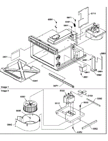 Splash Shield / Blower parts for Amana Microwave CRC514D-P1312701M from AppliancePartsPros.com