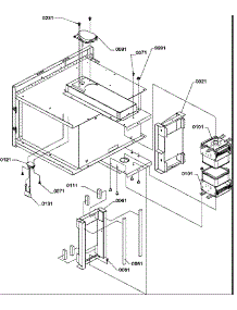 Magnetron / Stirrer Motor parts for Amana Microwave CRC514D-P1312701M from AppliancePartsPros.com