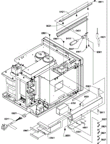 Light parts for Amana Microwave CRC514T2-P1304411M from AppliancePartsPros.com