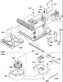 Splash Shield / Blower parts for Amana Microwave CRC514T2-P1304429M from AppliancePartsPros.com