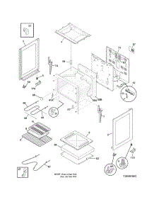 Body parts for Crosley Electric Range CRE3510LWA from AppliancePartsPros.com