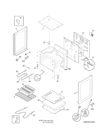 Body parts for Crosley Electric Range CRE3510LWG from AppliancePartsPros.com
