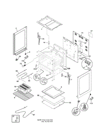 Body parts for Crosley Electric Range CRE3520GWWA from AppliancePartsPros.com