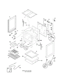 Body parts for Crosley Electric Range CRE3520GWWC from AppliancePartsPros.com