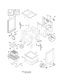 Body parts for Crosley Electric Range CRE3530LBA from AppliancePartsPros.com