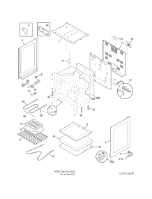 Body parts for Crosley Electric Range CRE3530PBC from AppliancePartsPros.com