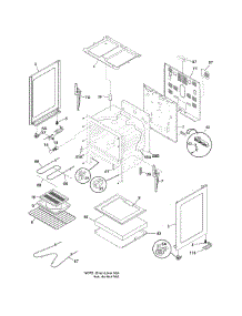 Burner parts for Crosley Electric Range CRE3540GWWB from AppliancePartsPros.com