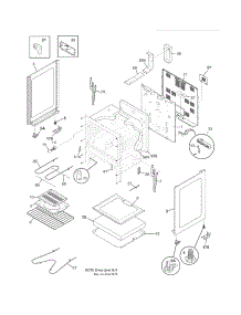 Body parts for Crosley Electric Range CRE3580LSB from AppliancePartsPros.com