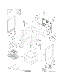 Body parts for Crosley Electric Range CRE3580QSA from AppliancePartsPros.com