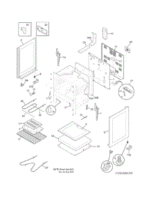 Body parts for Crosley Electric Range CRE3580QWB from AppliancePartsPros.com