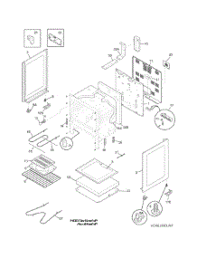 Body parts for Crosley Electric Range CRE3580QWC from AppliancePartsPros.com