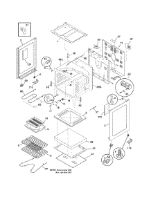 Body parts for Crosley Electric Range CRE3860GQBA from AppliancePartsPros.com