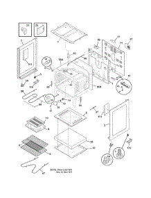 Body parts for Crosley Electric Range CRE3860LBA from AppliancePartsPros.com
