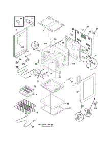 Body parts for Crosley Electric Range CRE3860LWD from AppliancePartsPros.com