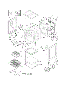 Body parts for Crosley Electric Range CRE3860LWG from AppliancePartsPros.com