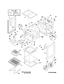 Body parts for Crosley Electric Range CRE3860QWA from AppliancePartsPros.com