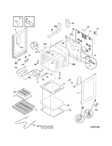 Body parts for Crosley Electric Range CRE3870LWE from AppliancePartsPros.com