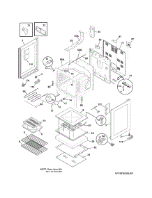 Body parts for Crosley Electric Range CRE3875PWA from AppliancePartsPros.com