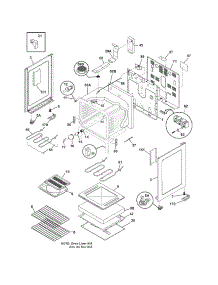 Body parts for Crosley Electric Range CRE3880GQQB from AppliancePartsPros.com
