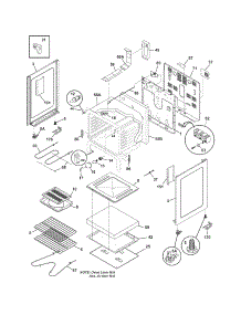 Body parts for Crosley Electric Range CRE3880GWWA from AppliancePartsPros.com