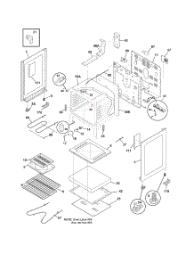 Body parts for Crosley Electric Range CRE3880GWWC from AppliancePartsPros.com
