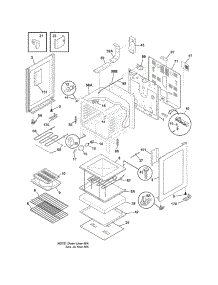 Body parts for Crosley Electric Range CRE3880LSA from AppliancePartsPros.com