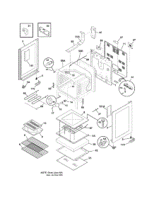 Body parts for Crosley Electric Range CRE3880LSM from AppliancePartsPros.com