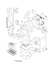 Body parts for Crosley Electric Range CRE3880LWJ from AppliancePartsPros.com
