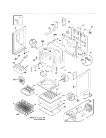Body parts for Crosley Electric Range CRE3890HWWE from AppliancePartsPros.com