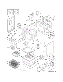 Body parts for Crosley Electric Range CRE3890LSD from AppliancePartsPros.com