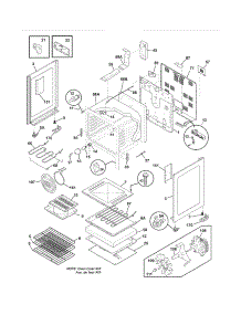 Body parts for Crosley Electric Range CRE3890LSG from AppliancePartsPros.com