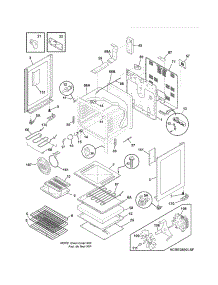 Body parts for Crosley Electric Range CRE3890LSH from AppliancePartsPros.com