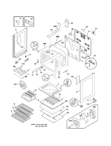 Body parts for Crosley Electric Range CRE3890LWJ from AppliancePartsPros.com