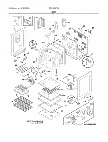 Body parts for Crosley Electric Range CRE3895PSD from AppliancePartsPros.com