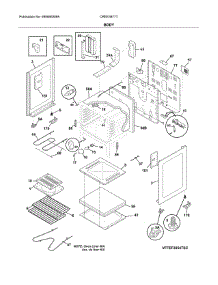 Body parts for Crosley Electric Range CREE3877TBA from AppliancePartsPros.com