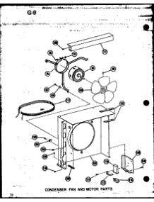 Condenser Fan And Motor Parts parts for Amana Central Air Conditioner CRF2-1J/P55200-55C from AppliancePartsPros.com