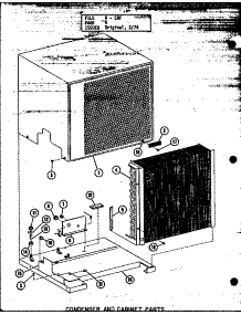 Condenser And Cabinet Parts parts for Amana Central Air Conditioner CRF2.5-1J/P54881-3C from AppliancePartsPros.com