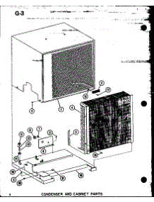 Condenser And Cabinet Parts parts for Amana Central Air Conditioner CRF3-1J/P55200-15C from AppliancePartsPros.com