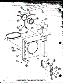 Condenser Fan And Motor Parts parts for Amana Central Air Conditioner CRF3-1J/P67850-12C from AppliancePartsPros.com