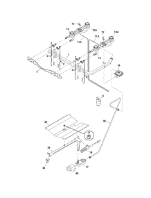 Burner parts for Crosley Gas Range CRG3110GWBA from AppliancePartsPros.com