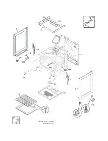 Body parts for Crosley Gas Range CRG3110GWBA from AppliancePartsPros.com