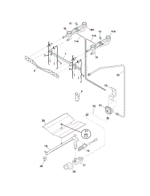Burner parts for Crosley Gas Range CRG3110GWBD from AppliancePartsPros.com