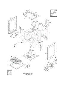 Body parts for Crosley Gas Range CRG3120LWD from AppliancePartsPros.com