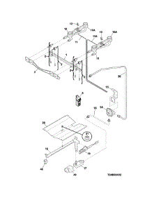 Burner parts for Crosley Gas Range CRG3120LWF from AppliancePartsPros.com