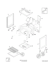Body parts for Crosley Gas Range CRG3120LWG from AppliancePartsPros.com
