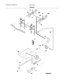 Burner parts for Crosley Gas Range CRG3120LWH from AppliancePartsPros.com