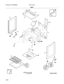 Body parts for Crosley Gas Range CRG3120LWJ from AppliancePartsPros.com