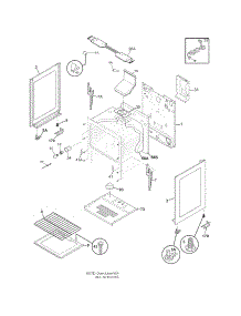 Body parts for Crosley Gas Range CRG3140GWBE from AppliancePartsPros.com