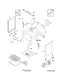 Body parts for Crosley Gas Range CRG3150PWB from AppliancePartsPros.com