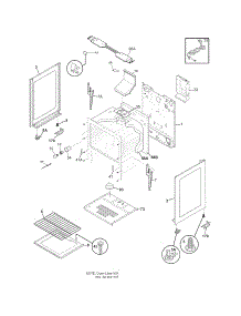 Body parts for Crosley Gas Range CRG3160GBBA from AppliancePartsPros.com